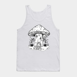 Fairy Mushroom House Tank Top